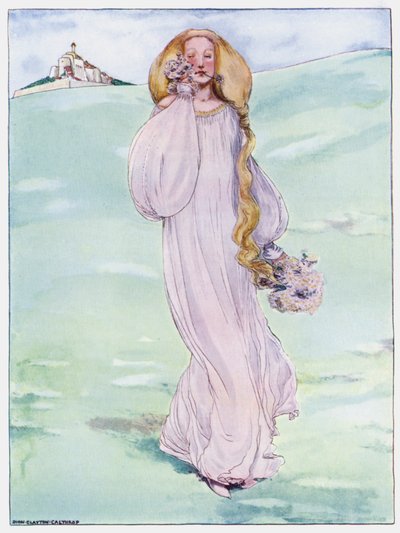 La princesa en el campo de margaritas de Dion Clayton Calthrop